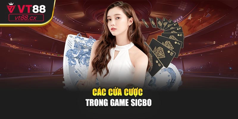Các cửa cược trong game sicbo