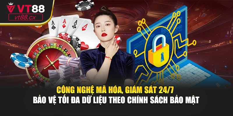 Công nghệ mã hóa, giám sát 24/7 giữ kín tối đa dữ liệu theo chính sách bảo mật